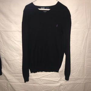 Men’s large polo black v neck sweater